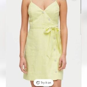 Banana Republic Bright Yellow Mini Dress